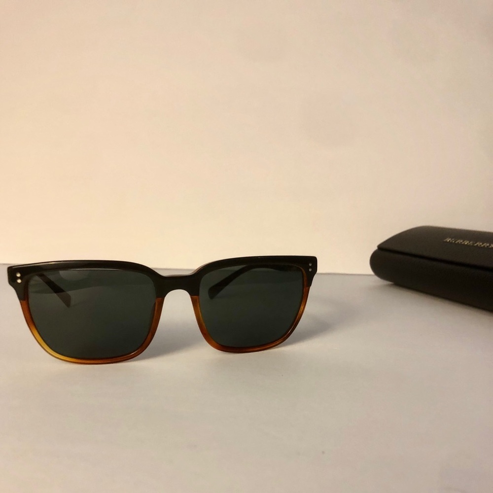 Burberry Sunglasses Black On Amber Uni-Sex